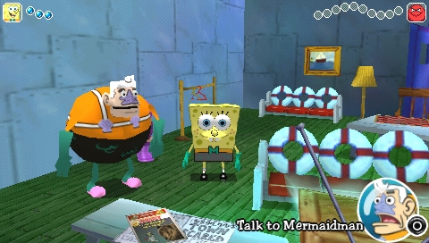 SpongeBob SquarePants: The Yellow Avenger screenshot 3 for PSP